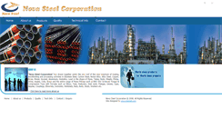 Desktop Screenshot of novasteel.co.in